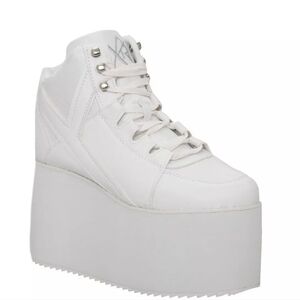 YRU Lala Hi Top Punk Raver Festival Kawaii Platforms Sneakers Size 9 ($140)